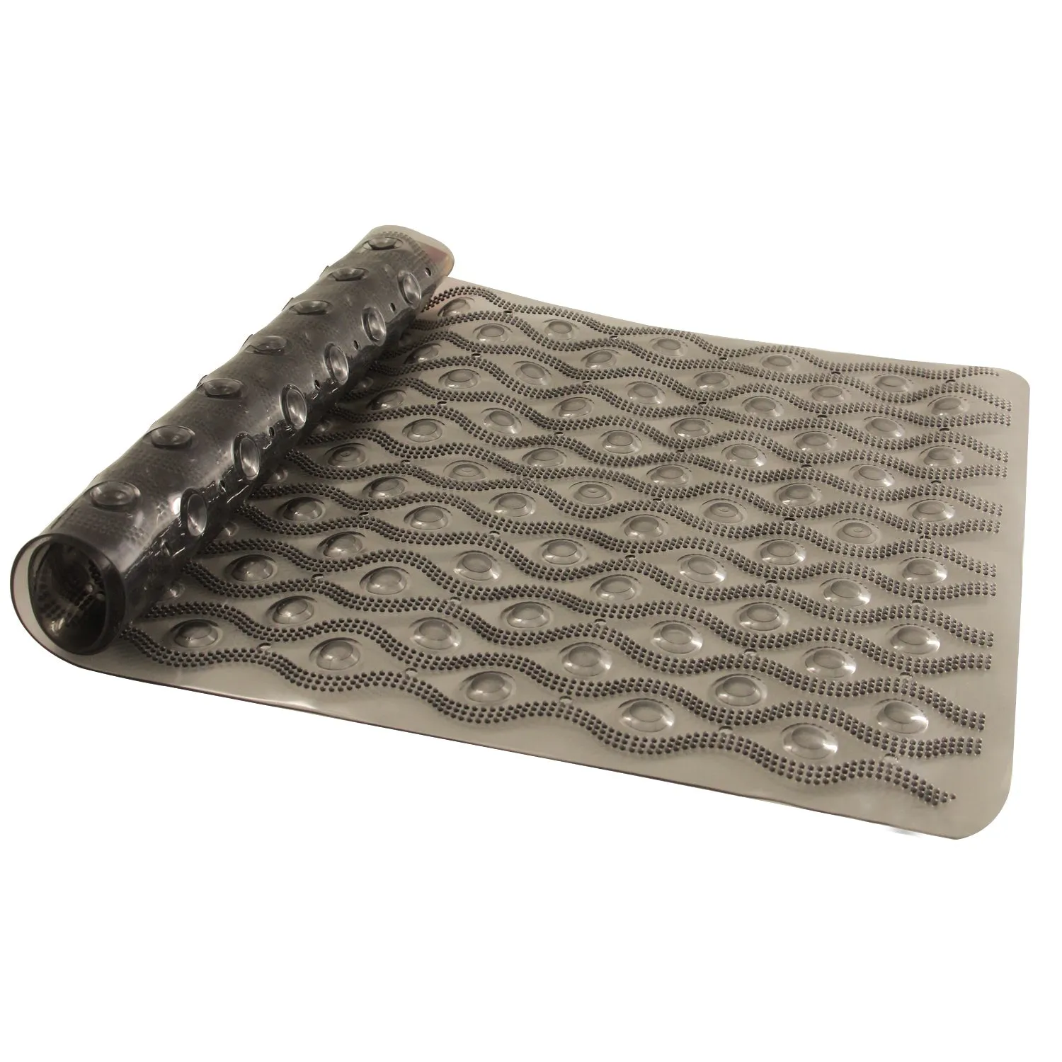 Anti-Slip Tub Mat with Suction Cups - Non-Slip Bath Mat for Shower - Machine Washable, Tub, Kids - Shower & Bathtub Mat - Toddler Friendly - Bath Mats for Bathroom, 16"x27"