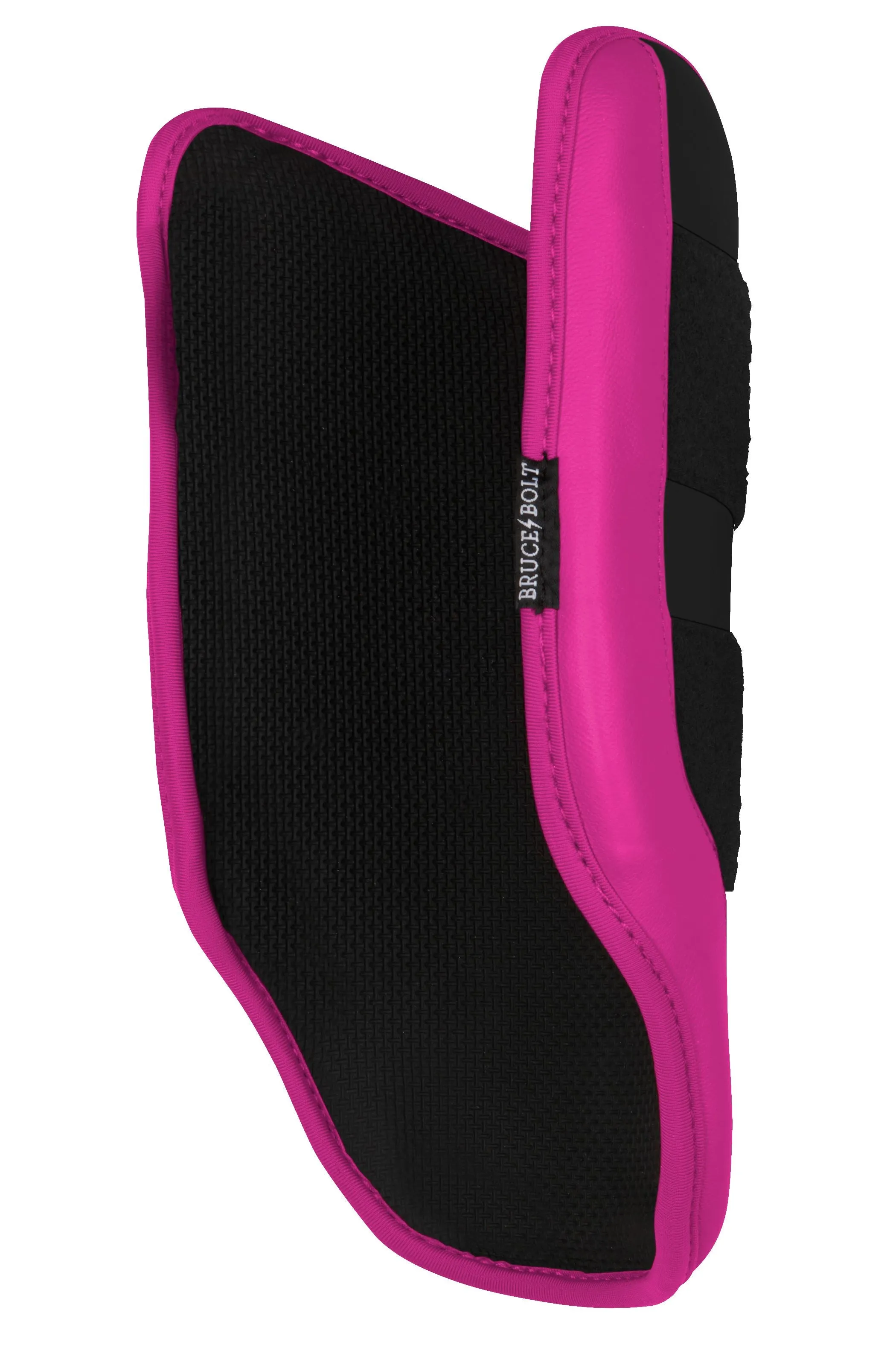 BRUCE BOLT PREMIUM PRO 9" Elbow Guard - BLACK W/ HOT PINK