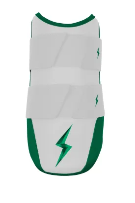 BRUCE BOLT PREMIUM PRO 9" Elbow Guard - CHROME GREEN