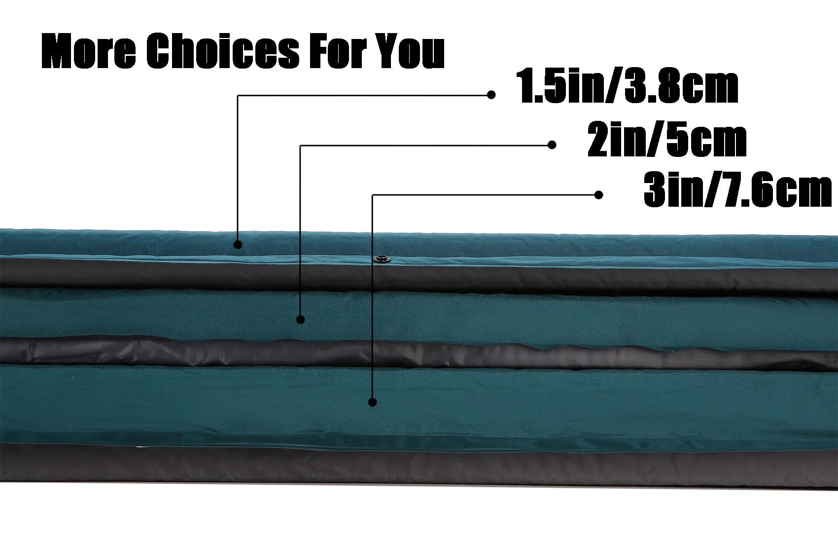 Clostnature Self Inflating Camping Mat - 2 inch/5cm Lightweight Inflatable Sleeping Mat