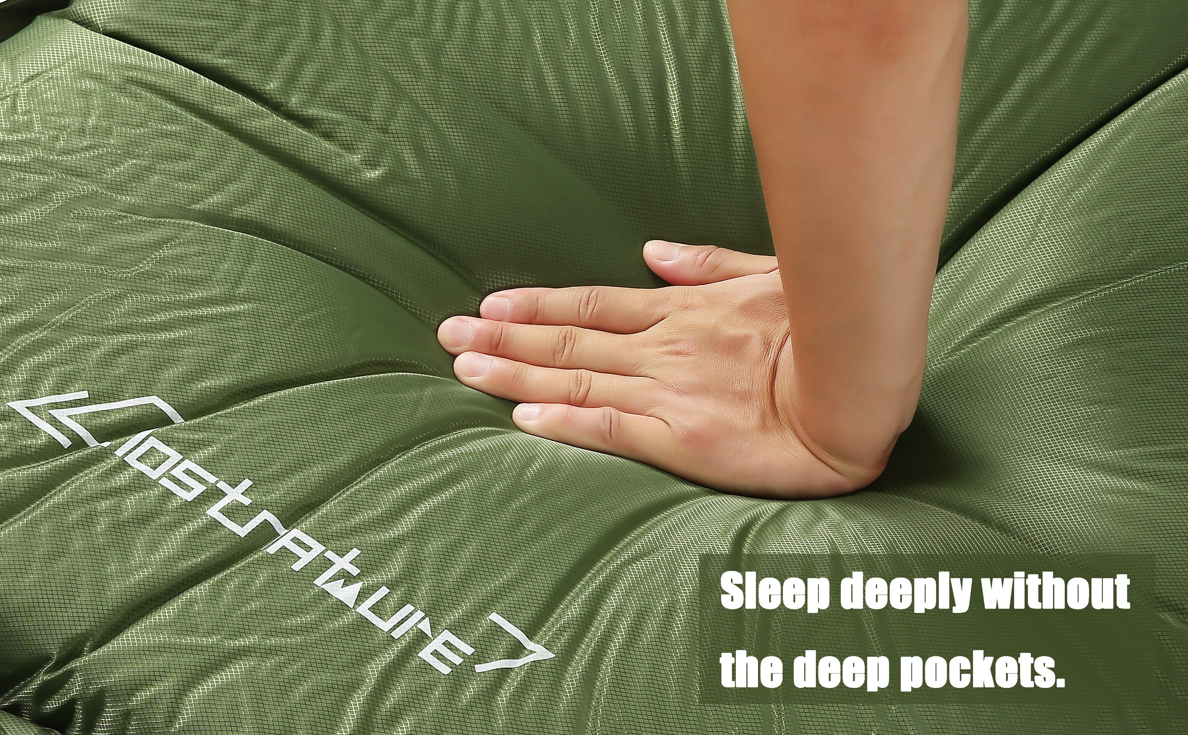 Clostnature Self Inflating Camping Mat - 2 inch/5cm Lightweight Inflatable Sleeping Mat