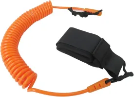 Coiled SUP Leash 10 FT Surfboard Leash Sup Leg Rope Strap Stand Up Paddleboard Leash Suitable for Stand Up Paddling, Surfing and Kayaking - Orange