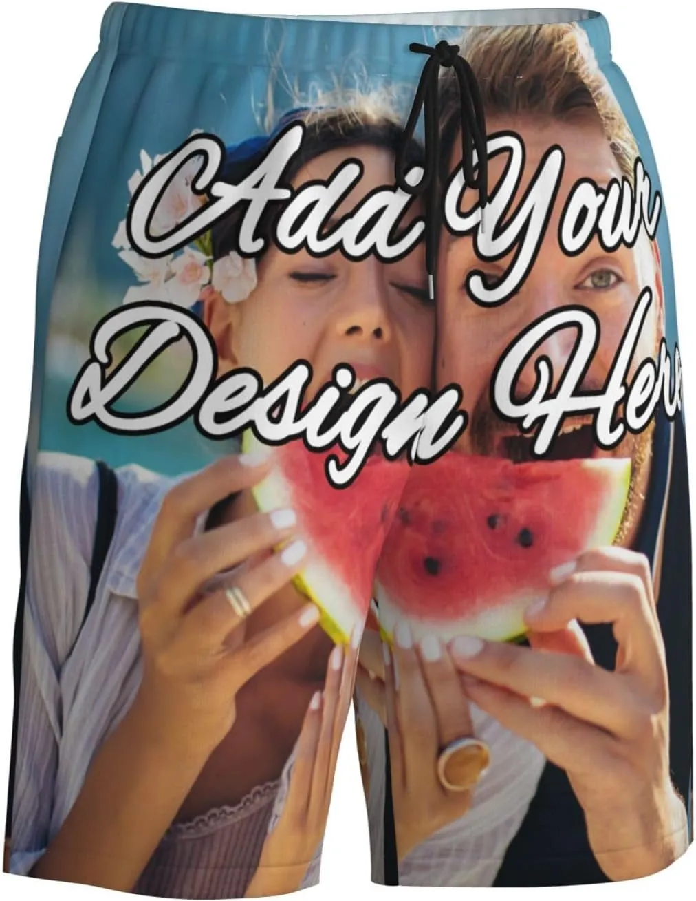 Custom Shorts for Men, Custom Swim Trunks Men Personalized Funny Swim Trunks Beach Board Shorts Swim Shorts Swimwear