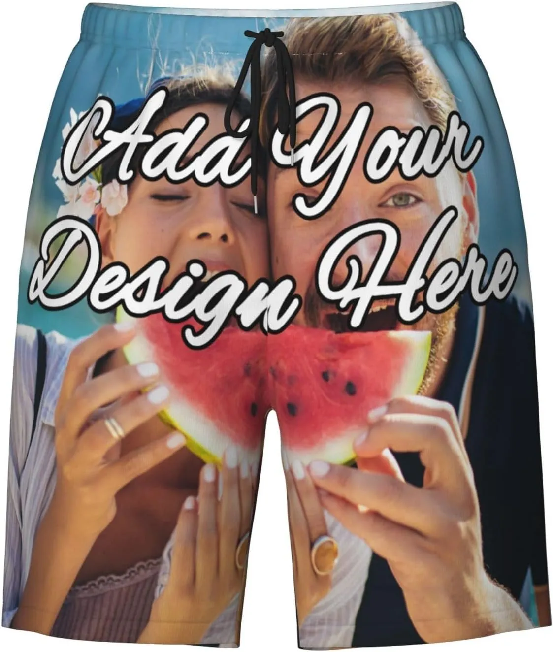 Custom Shorts for Men, Custom Swim Trunks Men Personalized Funny Swim Trunks Beach Board Shorts Swim Shorts Swimwear