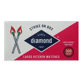 Diamond® Strike On Box Matches 300 Ct