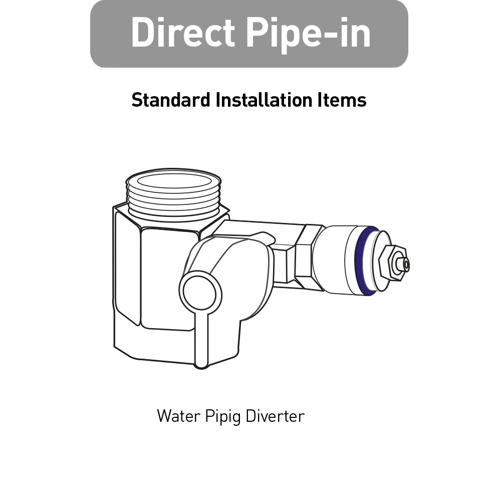 Direct-Piping Diverter