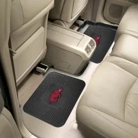 Fanmats Arkansas Razorbacks Back Seat Car Utility Mats - 2 Piece Set