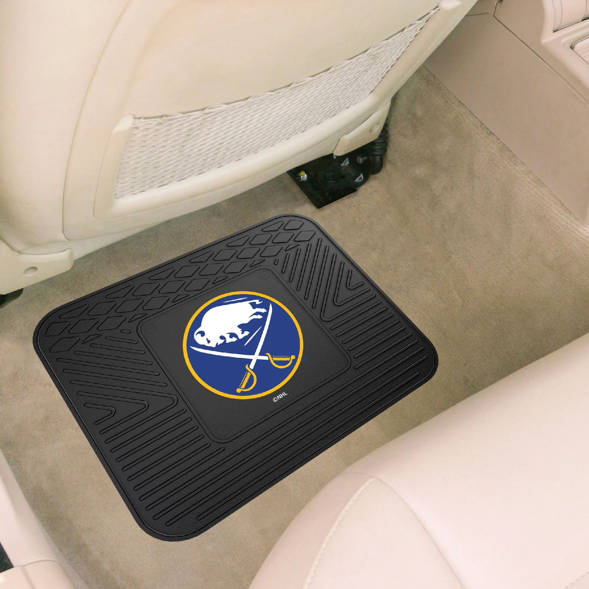 Fanmats Buffalo Sabres Back Seat Car Utility Mat - 14" x 17"