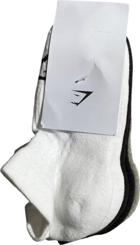 gymshark Multicoloured Ankle Socks 3 Pack UK M