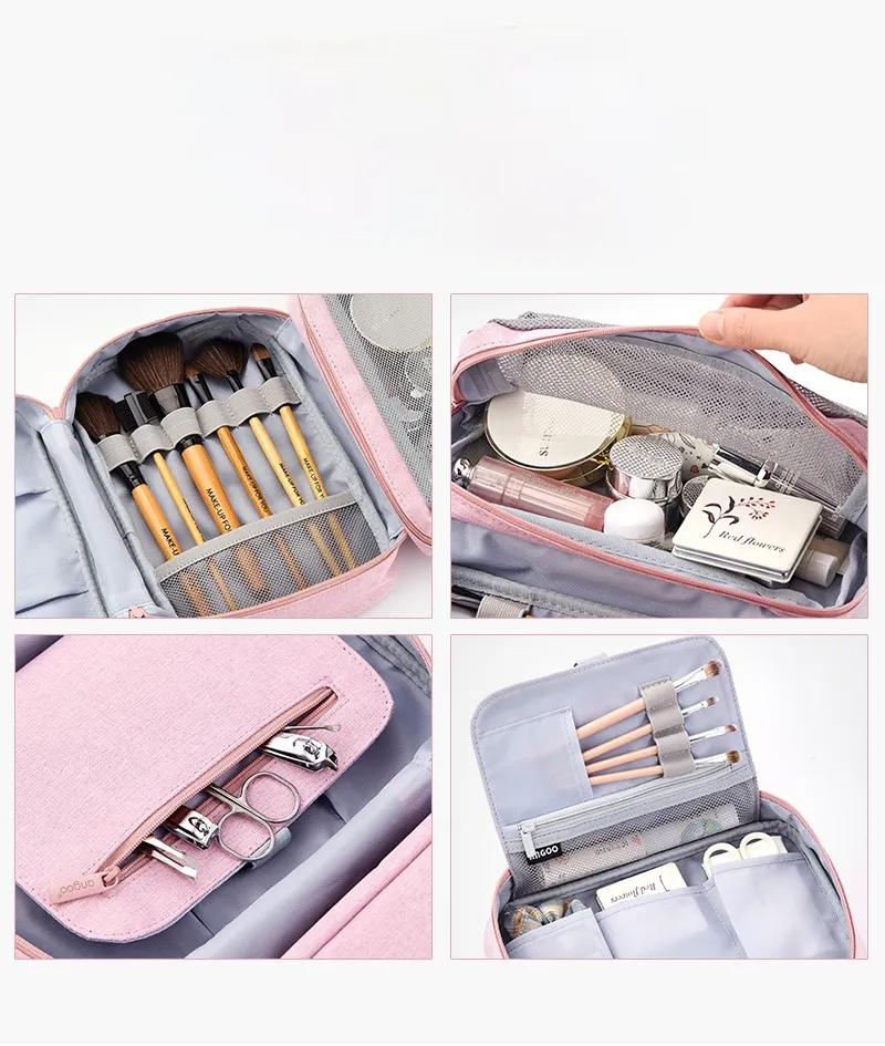Large Capacity Extended Folding Pencil Case Middle School Student Stationery Box