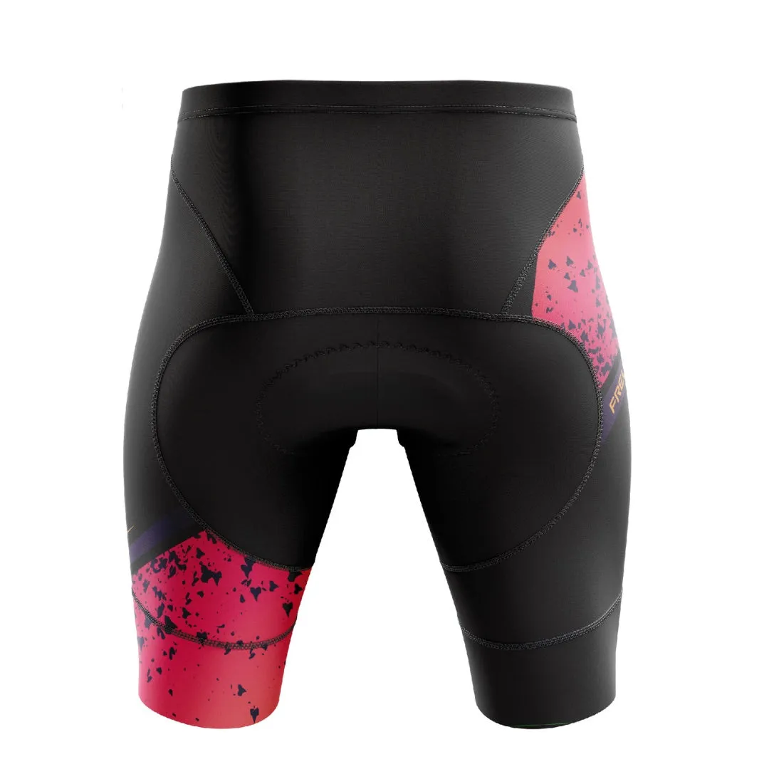 Orange Volcano | Women's Short Sleeve Cycling Set