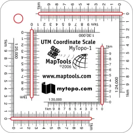 Pocket Sized UTM Slots for My Topo Maps