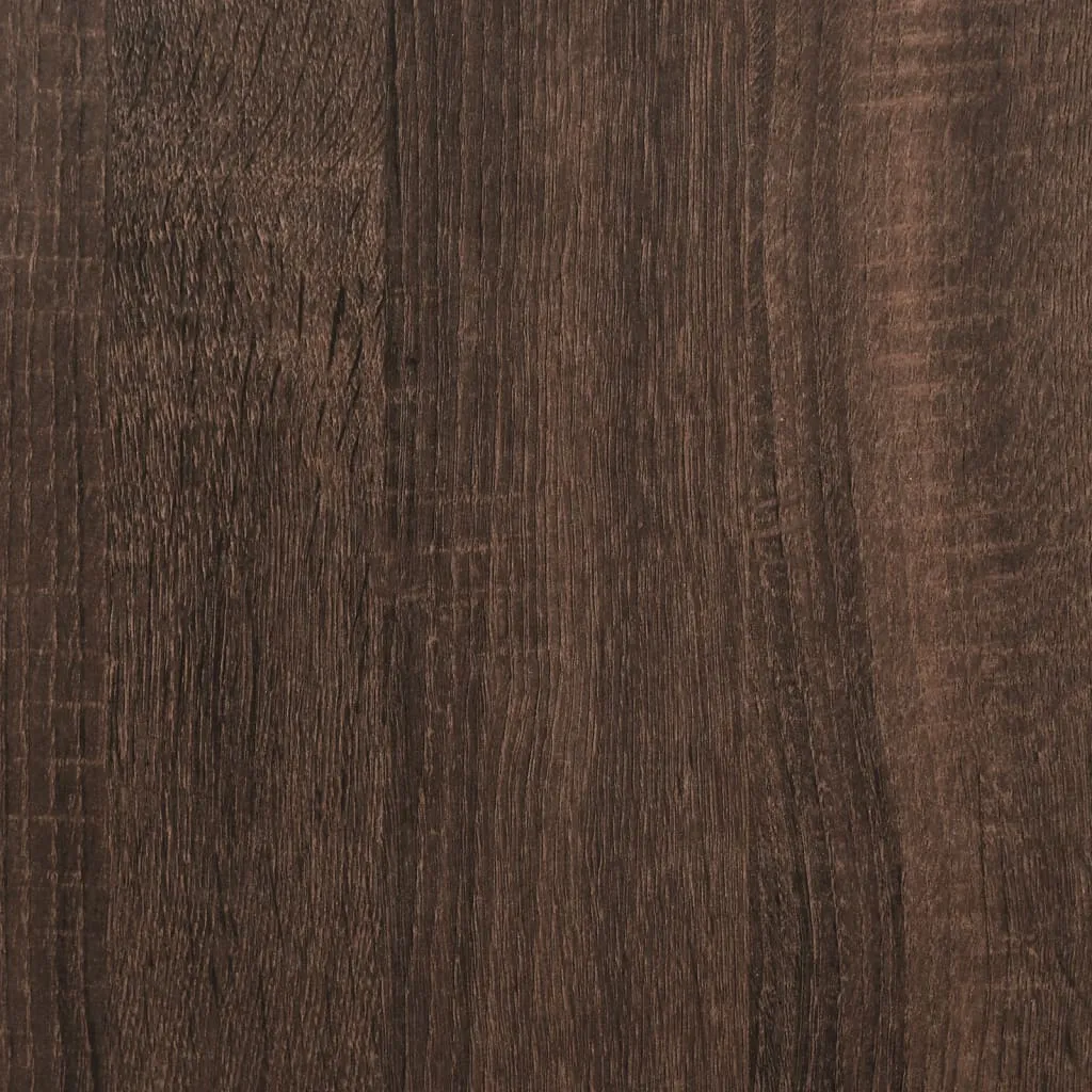 Shoe Cabinet Brown Oak 60x21x87.5 cm Engineered Wood
