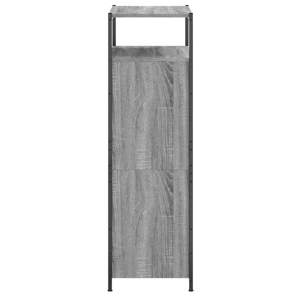 Shoe Cabinet Grey Sonoma 60x34x112 Engineered Wood