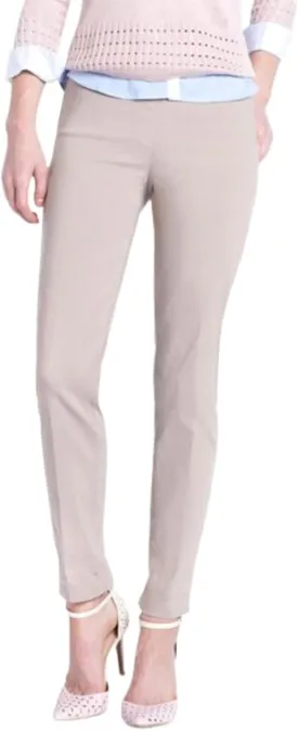 SLIM-SATION Women's Wide Band Ankle Pant Pull-on Pant with Tummy Control