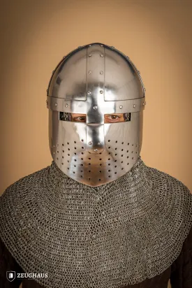 Spangenhelm with Facial 2mm Polished