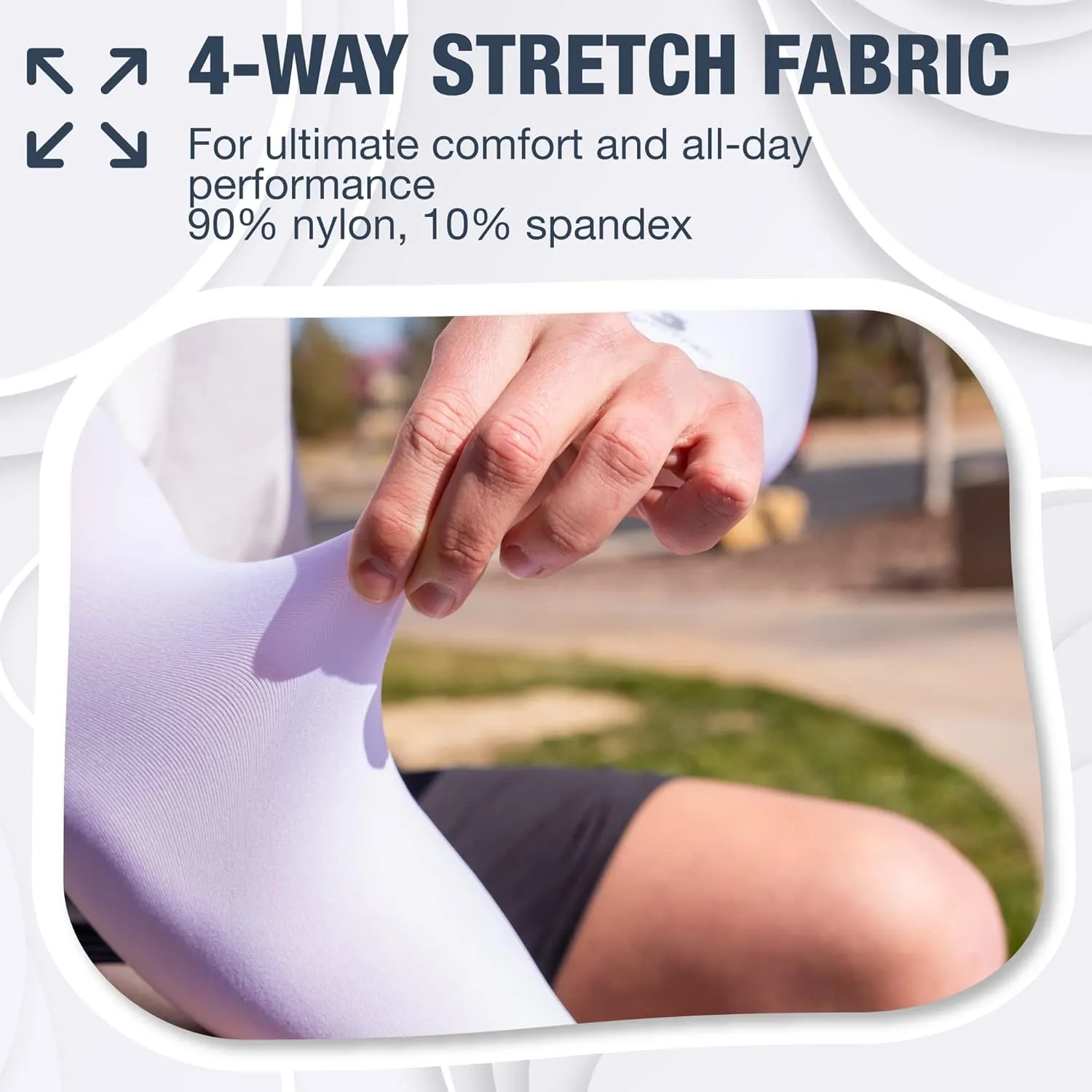 SportsTrail Cooling Arm Sleeves for Men & Women  Breathable, UV Sun Protection, Sports Arm Sleeves for Women, Men & Youth