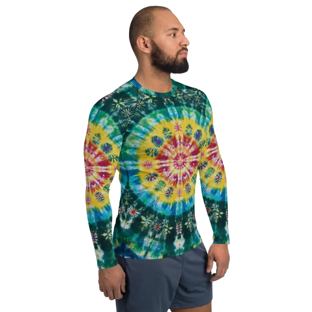 'Sunshine Daydream' Men's Rash Guard (Skin-tight watersports layer)