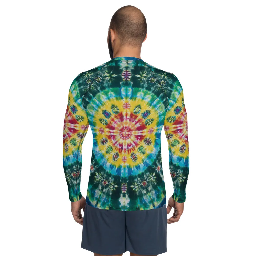 'Sunshine Daydream' Men's Rash Guard (Skin-tight watersports layer)