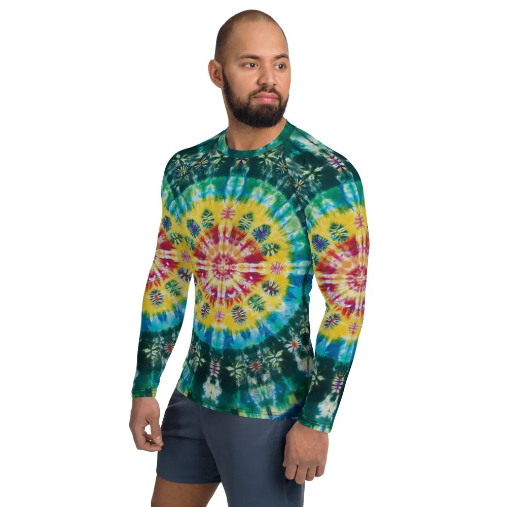 'Sunshine Daydream' Men's Rash Guard (Skin-tight watersports layer)
