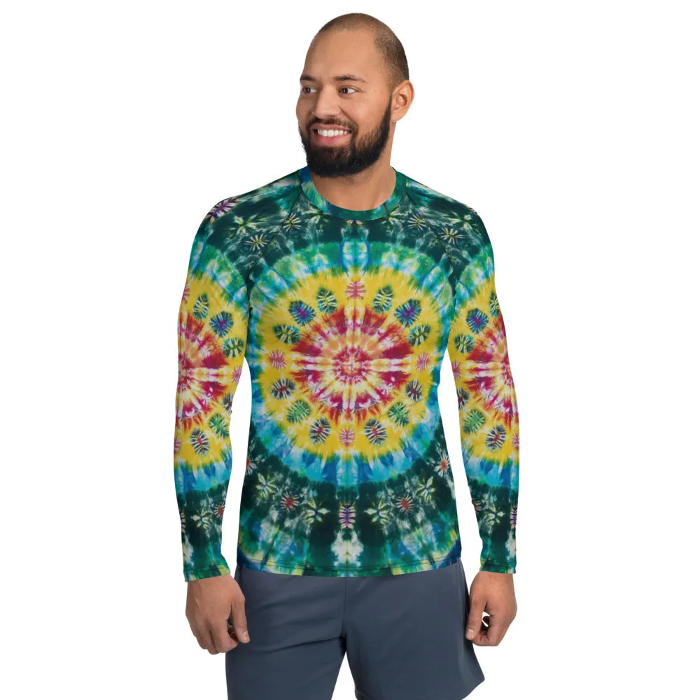 'Sunshine Daydream' Men's Rash Guard (Skin-tight watersports layer)