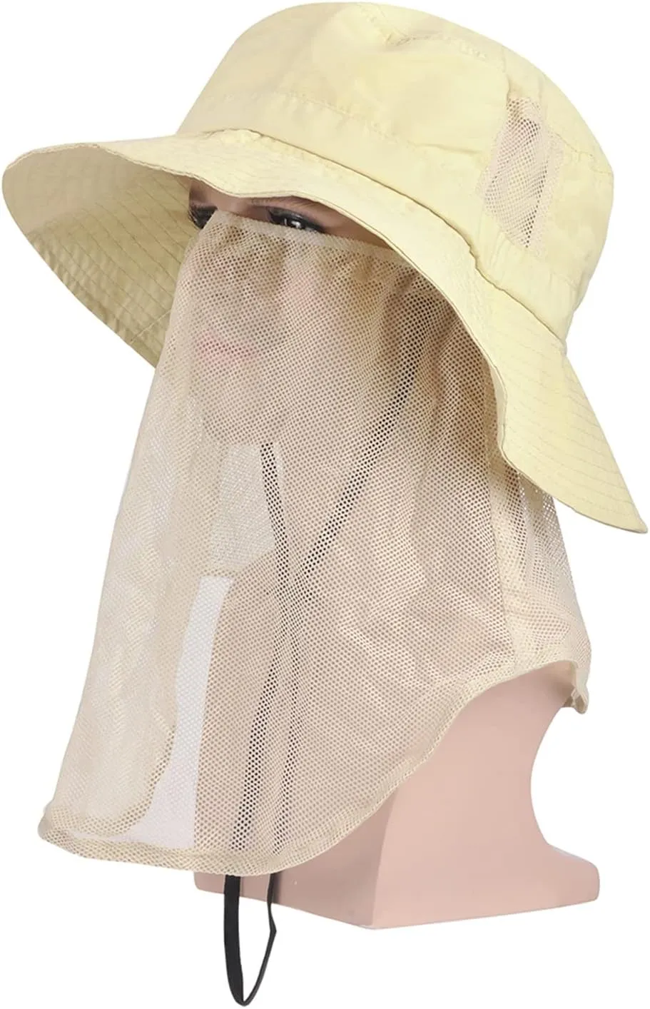 Tirrinia Neck Flap Sun Hat with Wide Brim,UPF 50  Hiking Safari Fishing Caps for Men Women, Ideal for Outdoor
