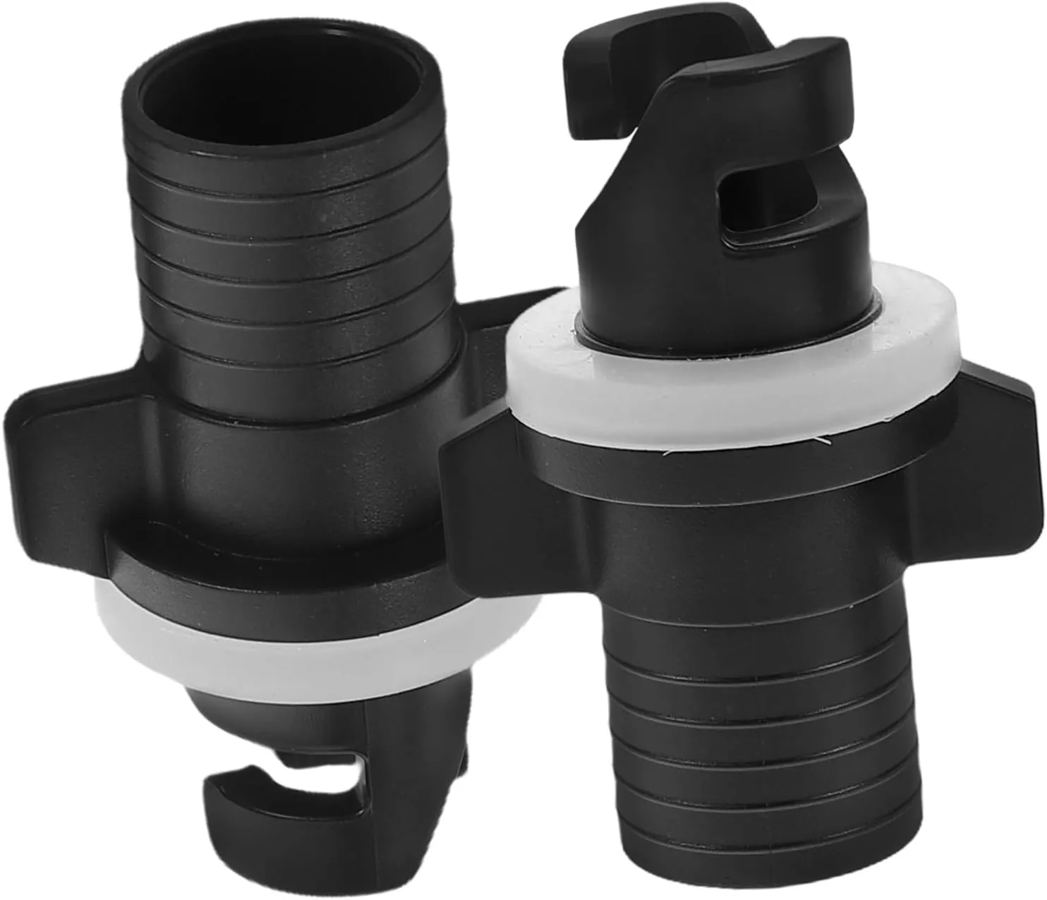 Universal Inflatable Boat Valve Adapters 2 Pack Air Pump Connector for Kayak Paddleboard Sup Replacement Parts