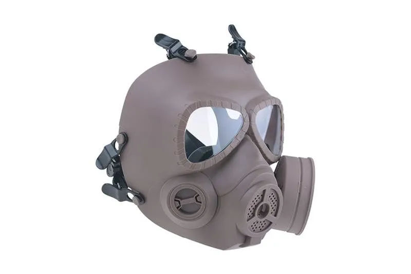 Ventilated dummy gas mask - tan