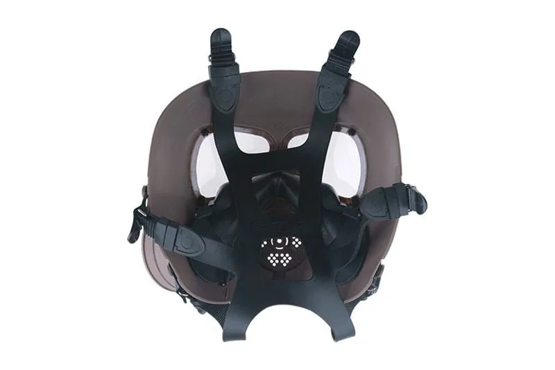Ventilated dummy gas mask - tan