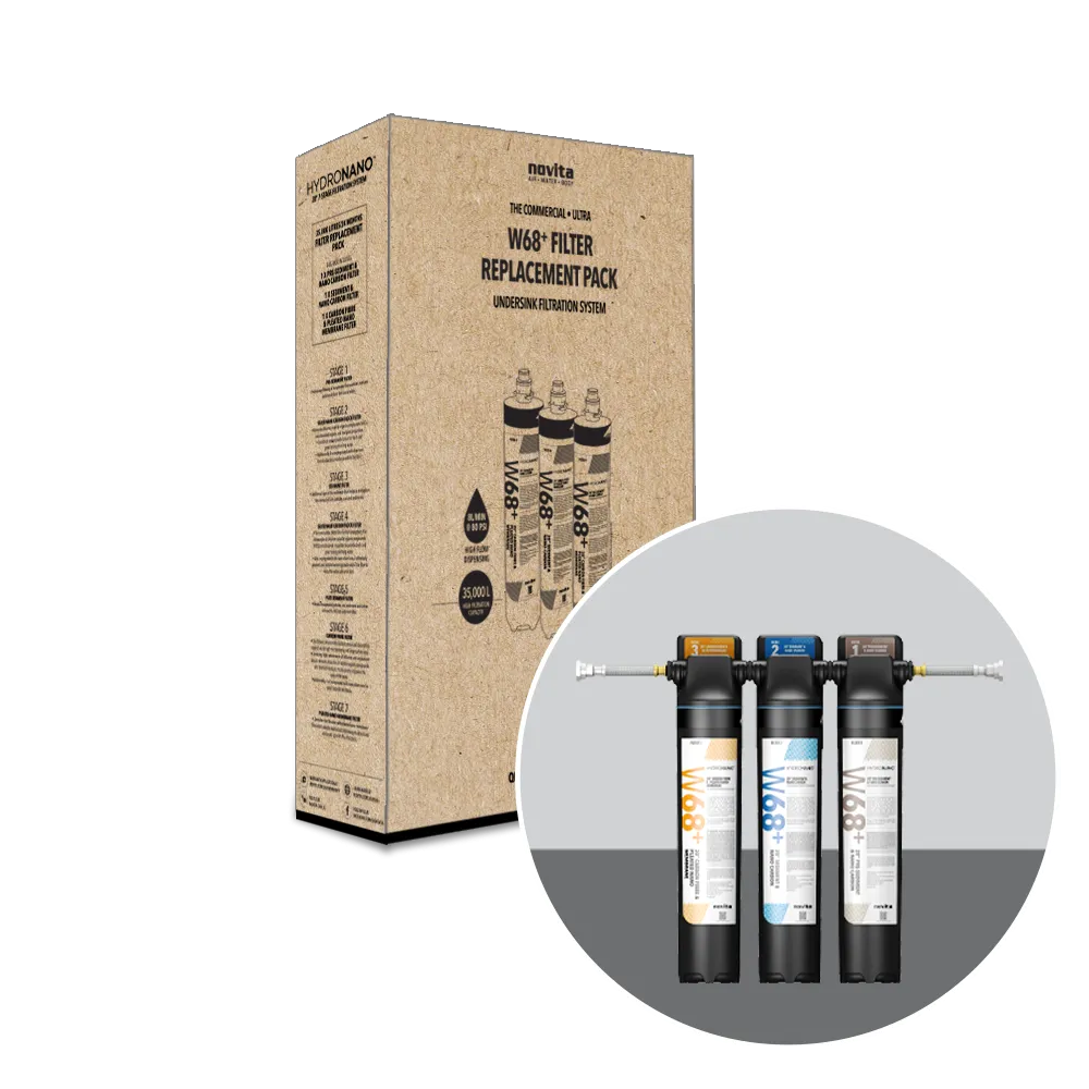 W68 Plus Ultra HydroNano™ Filter Replacement Pack