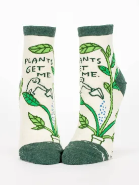 Women's Plants Get Me Ankle